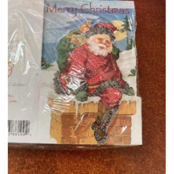 Retired 'Merry Christmas' Old World Christmas Cards - Picture 2 of 3